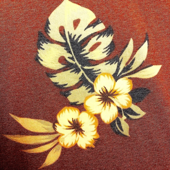 Paradise Blue Men’s polo Hawaiian Cotton blend - Picture 5 of 5